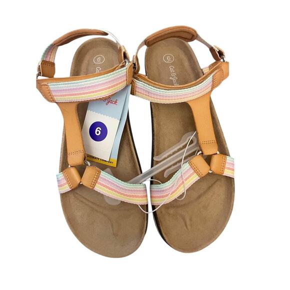 Cat & Jack Other - Cat & Jack Brown Sandals - Size 6 - New With Tags!